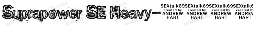 Suprapower SE Heavy字体转换